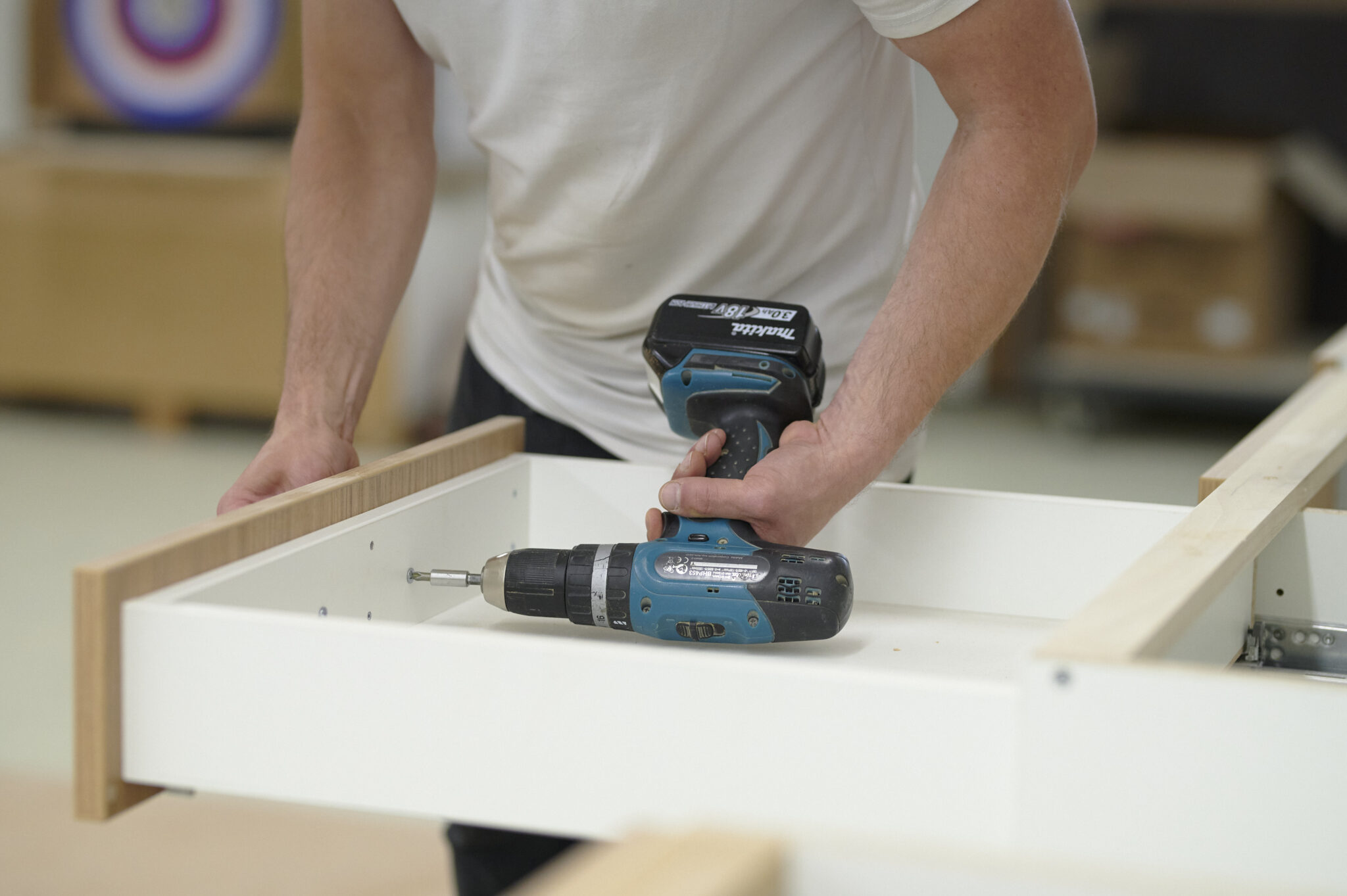 Küchenbau in der Holzwerkstatt