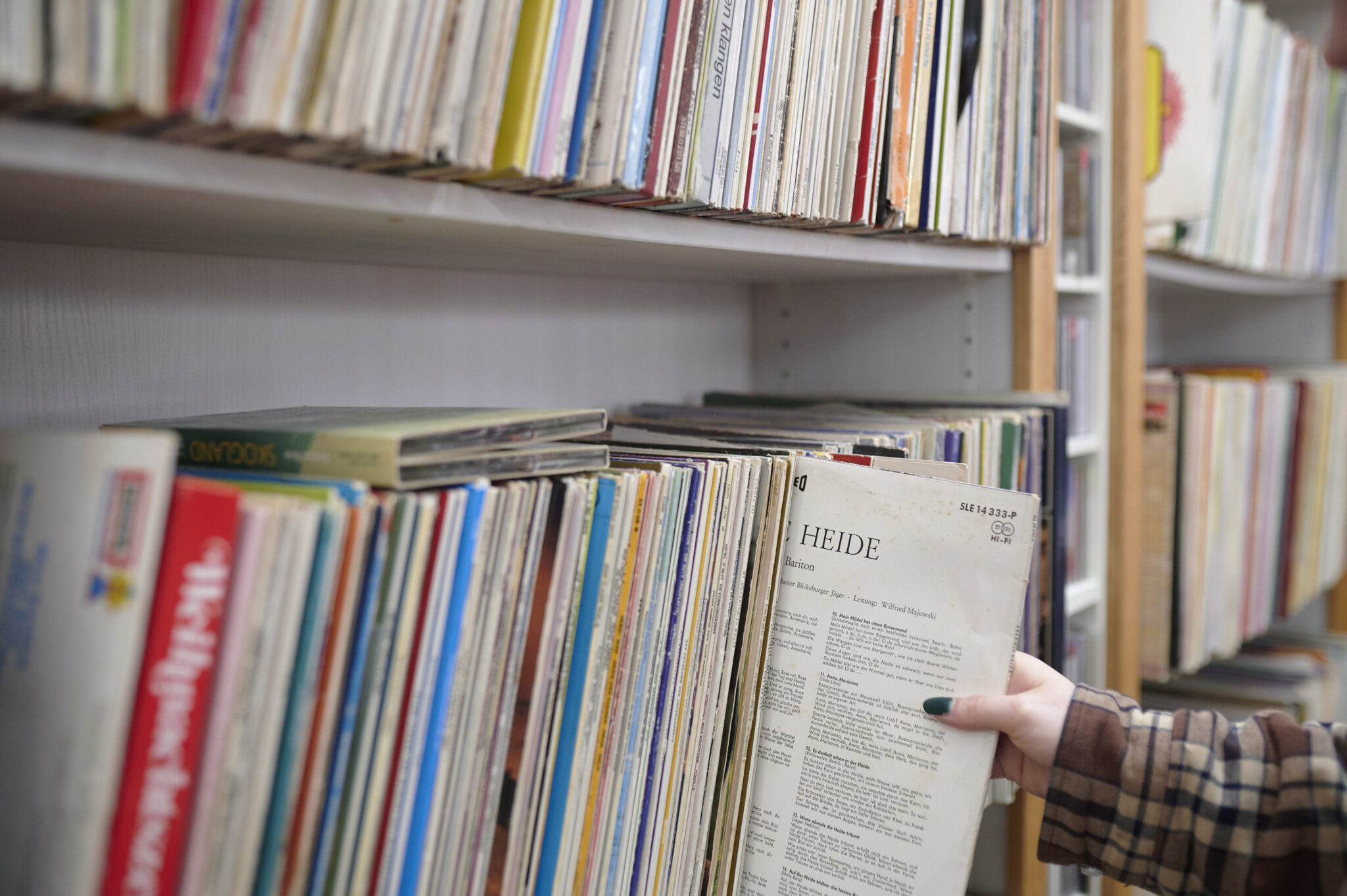 Musikbereich im Koblenzer Unikate-Kaufhaus